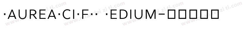 MaureaJciLfML Medium字体转换